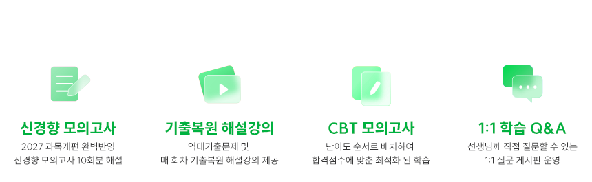�հ��� ����� �߰� ���� ���� - �Ű��� ���ǰ���, ���⺹�� �ؼ�����, CBT ���ǰ���, 1:1�н� Q&A